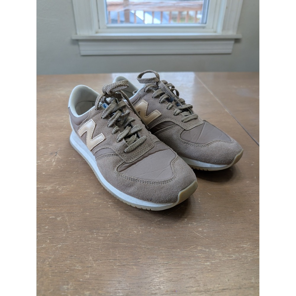 New Balance 420 Women's Taupe Suede Casual Sneakers Size‎ 9 athletic training